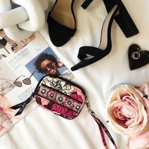 Vera Bradley Mochas Rouge Wristlet NWOT